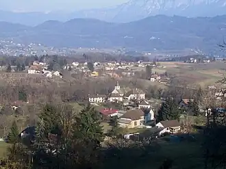 A general view of Saint-Martin-de-Vaulserre