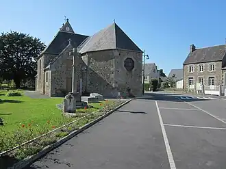 View of the village and Saint Ouen church