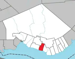 Location within Bonaventure RCM