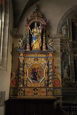 The altarpiece "Notre Dame du Vrai Secours"