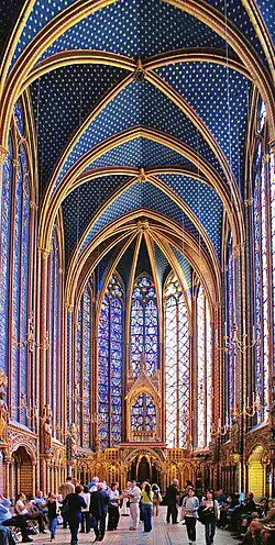 Rayonnant: Sainte-Chapelle upper level (1238–1248)