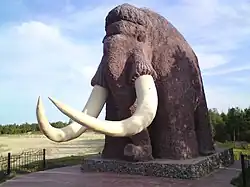 Mammoth monument in Salekhard