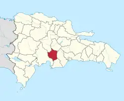 Location of the San José de Ocoa Province