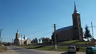 Sanislău village center