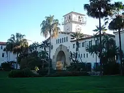 Sunken Garden and clock tower