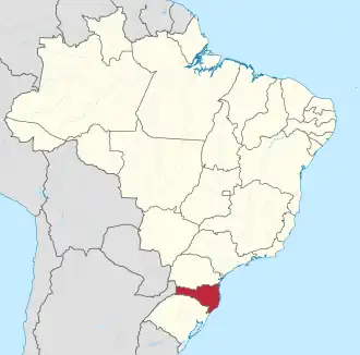 Location in Brazil