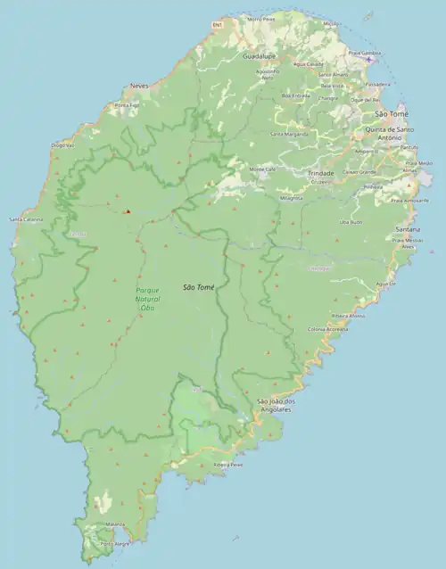 Monte Mário is located in São Tomé