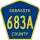 County Road 683A marker