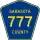County Road 777 marker