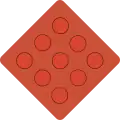 Obstacles ahead (red)