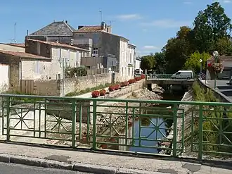The Seudre river in Saujon