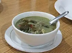 Sayur lodeh, vegetables stew in coconut milk.