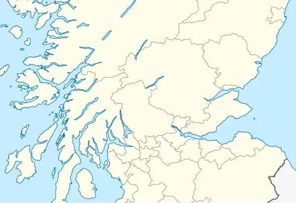 Aberdeen F.C.–Rangers F.C. rivalry is located in Scotland Central Belt