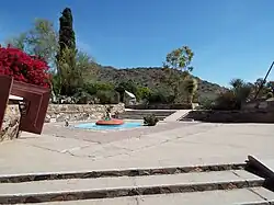 One of the gardens in Taliesin West.