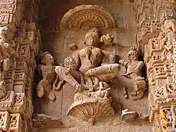 Nandodi Gate with adjacent construction