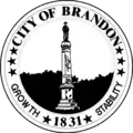 Official seal of Brandon, Mississippi