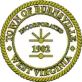 Official seal of Burnsville, West Virginia