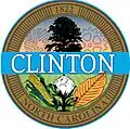 Official seal of Clinton, North Carolina