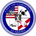 Official seal of Cordova, Alabama