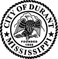 Official seal of Durant, Mississippi