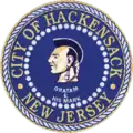 Official seal of Hackensack, New Jersey