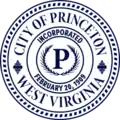Official seal of Princeton, West Virginia