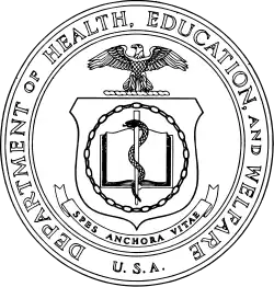 Seal of the US Department of Health, Education, and Welfare until 1979