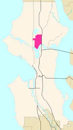 Wallingford highlighted in pink