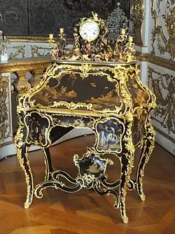 Desk for the Munich Residenz by Bernard II van Risamburgh (1737)