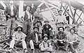 Miners from the Sedgwick Gold Mine in 1909