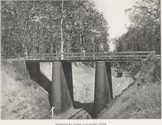 Cutting at Tjabak, Lij Blora–Cepu