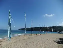 Beach at Senggigi in West Lombok