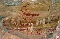 Cave painting, Serra da Capivara National Park