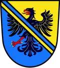 Coat of arms featuring a sable eagle.