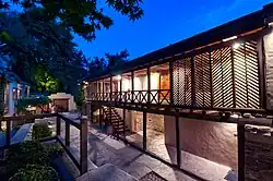 A view of Shigar Fort at night.