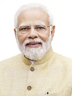 Narendra Modi Prime Minister of the Republic of India since 26 May 2014
