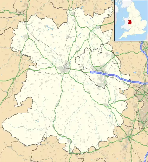 Oswestry is located in Shropshire
