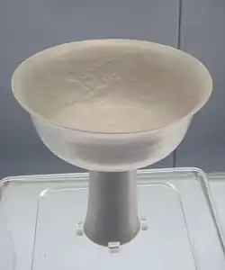 Shufu stem cup, Jingdezhen, 1271–1368.
