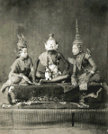 Khon actors rehearse, 1900