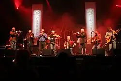 Members of Silly Wizard perform at Celtic Connections with Phil Cunningham and Friends, February 2007