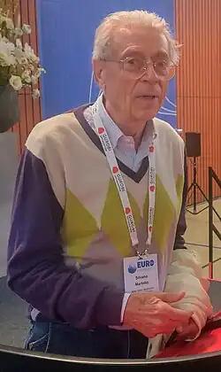 Silvano Martello at the EURO 2024 Conference in Kongens Lyngby, Denmark