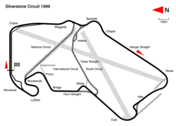 Silverstone Circuit in its 1999 configuration