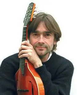 Mayor with Vanden signature model mandolin