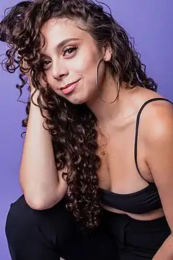 Closeup image of Simone Torres facing the camera