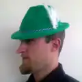 Simple, party version of the Tyrolean hat