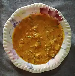 Most popular Kadhi dish Singhrian jo Raabro(Khaatiyo) from Tharparkar