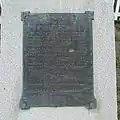 Charles Byrd Memorial Plaque. Dedicated October 19, 1941