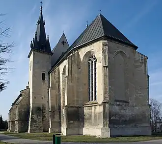 Romanesque-Gothic church in Skalbmierz