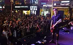 Skasucks were the penultimate act of the New Generation of Ska Festival, held in Culture Street of Sinchon on 30 August 2014.