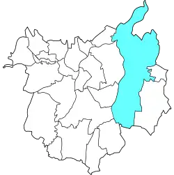 Location of Slezská Ostrava in Ostrava